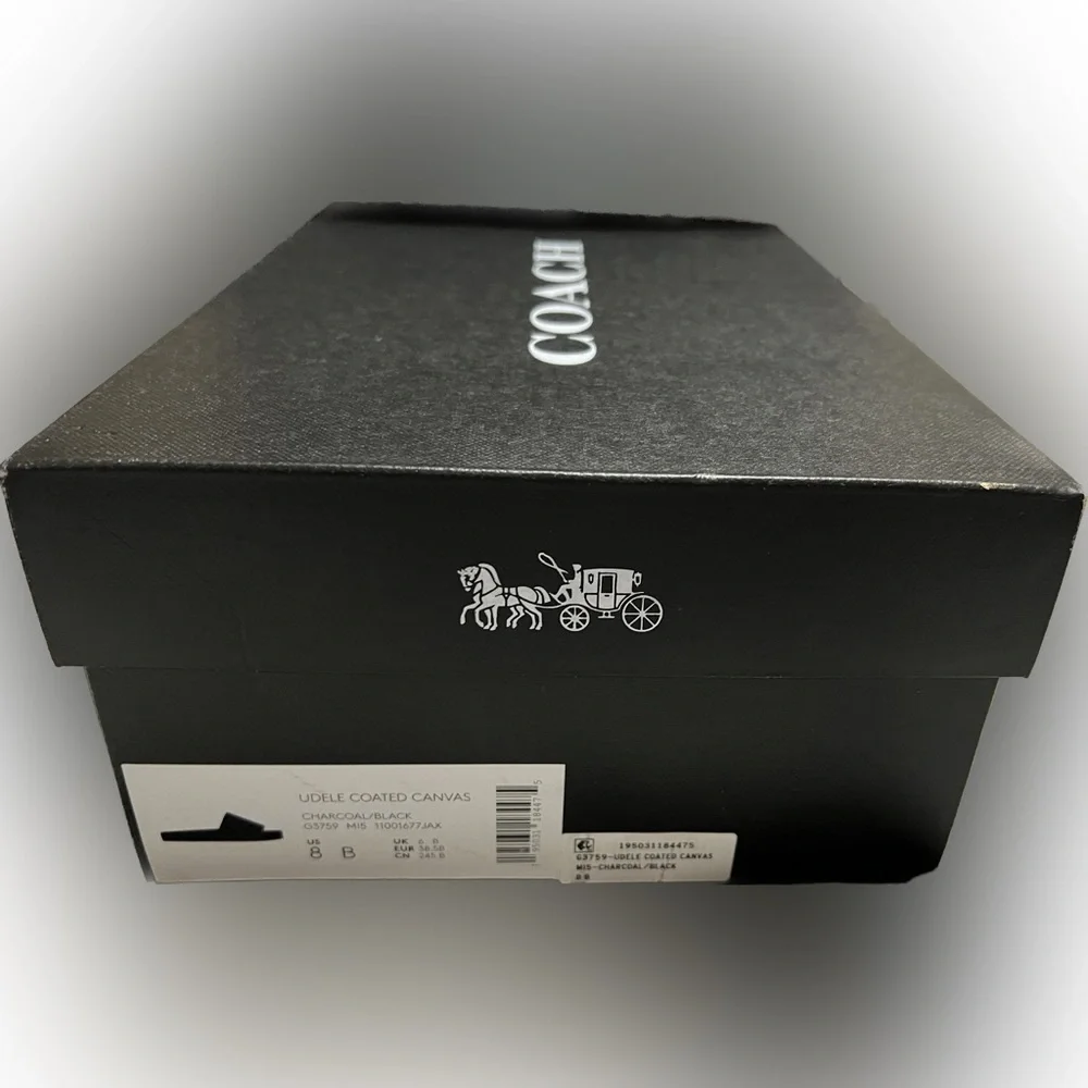 Coach Udele Black Monogram slide - Picture 2 of 8